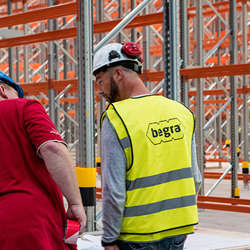 magazijninrichting montage