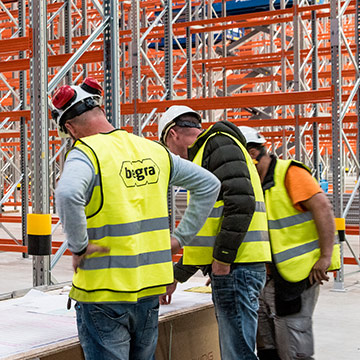 magazijninrichting montage